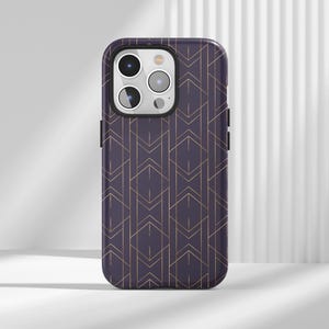 Art Deco Pattern Phone Case: Modern Geometric Cover for iPhone, Samsung, Huawei, Google Pixel, XiaoMi Mobile Phones