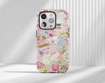 Coquette Collage Phone Case: Summer Italian Theme, Protective Design for iPhone, Samsung, Huawei, Google Pixel, XiaoMi Phones