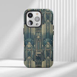 Art Deco Phone Case: Gatsby Modern Design for iPhone, Samsung, Huawei, Google Pixel, XiaoMi Phones