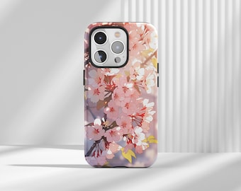Japanese Cherry Blossom Phone Case: Anime Art for iPhone, Samsung, Huawei, Google Pixel, XiaoMi Phones