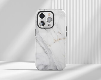 Elegant Marble Pattern Phone Case: Wireless Charging Compatible for iPhone, Samsung, Huawei, Google Pixel, XiaoMi Phones