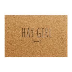 Doormat, Horse Doormat, Hold Your Horses, Hay Girl, Funny Doormat, Fun