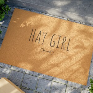 Doormat, Horse Doormat, Hold Your Horses, Hay Girl, Funny Doormat, Fun