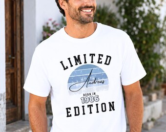 Personalized 40th Birthday T-Shirt for Men, Birthday Gift for Men, Gift Ideas for Men