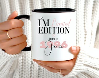 Personalized 30th Birthday Mug – Mug with Name, 30th Birthday Gift for Women, Unique Birthday Gift for Her