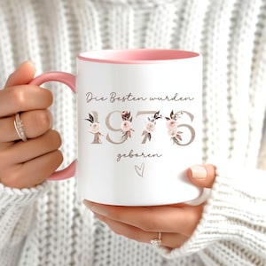 Gift for a woman's 50th birthday: Mug, birthday present for mom, personal gift idea for a colleague's 50th birthday, office tea mug