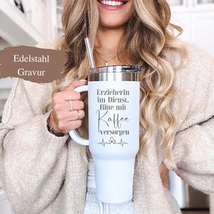 Farewell gift educator thermo mug personalized educator with heart thank you farewell educator educator gift cup gifts