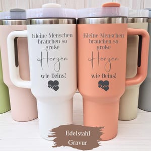 Educator gift thermo mug personalized farewell gift educator with heart thank you farewell educator educator cup gifts