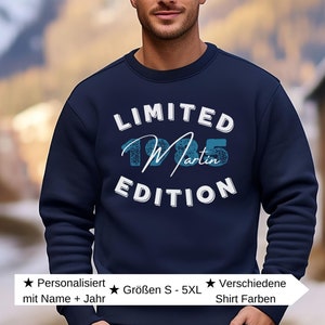 Geburtstagsgeschenk Mann 40 Jahre personalisiertes Geschenk 40. Geburtstag Vatertagsgeschenk personalisiert Geburtstagsshirt Geschenkideen
