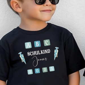 Personalized First Day of School T-Shirt Gift, Back to School First Grade Shirt Organic Cotton, 1st Grade Preschool T-Shirt, Back to School Elementary School
