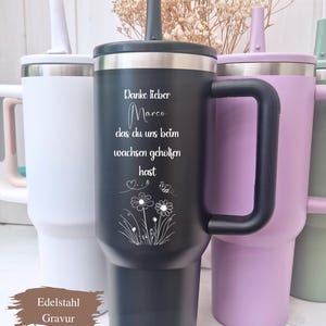 Educator Gift Thermo Mug Personalized Farewell Gift Educator with Heart Thank You Farewell Thank You Educator Cup Gifts