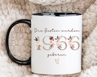 60th Birthday Mug for Women, Personalized Coffee Mug with Name, Loving Gift Idea for Girlfriend or Mom