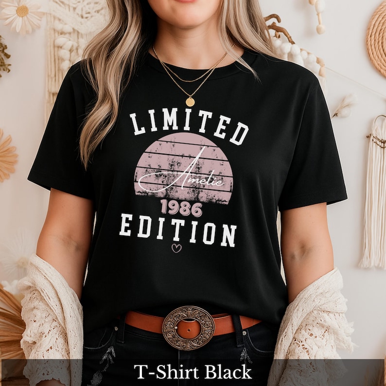 40 Geburtstag Frau T Shirt – Geburtstagsgeschenk für Sie | Geschenk 40. Geburtstag Frauen Tshirt für Schwester