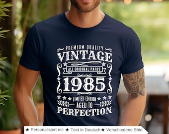 40. Geburtstag T-Shirt Oktober 1985 - Limited Edition Geschenk