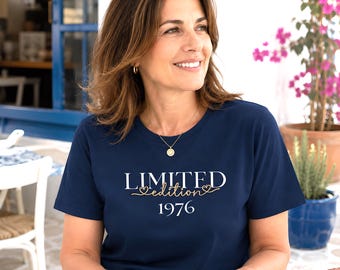Sister Gift 50th Birthday T-Shirt Personalized, Original Gifts for Women's 50th Birthday, Vintage Birthday Shirt