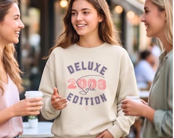 18th Birthday Gift – Personalized Sweatshirt for Girls – Birthday Gift for Daughter & Granddaughter