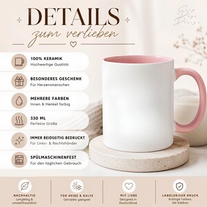 Lustige Tasse 50. Geburtstag Frau personalisiert mit Name, witziges Geburtstagsgeschenk für Schwester, Freundin oder Mama, Kaffeetasse Ü50 Bild 4