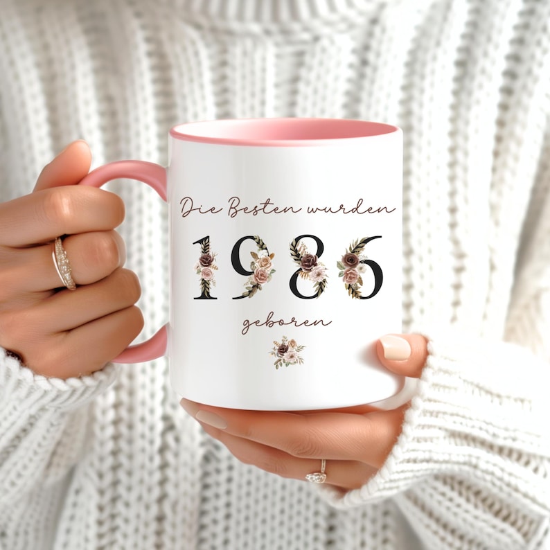 Geburtstagsgeschenk für sie zum 40. Geburtstag – Personalisierte Kaffeetasse Frau, zeitlose Geschenkidee für Freundin + Familie Kollegen