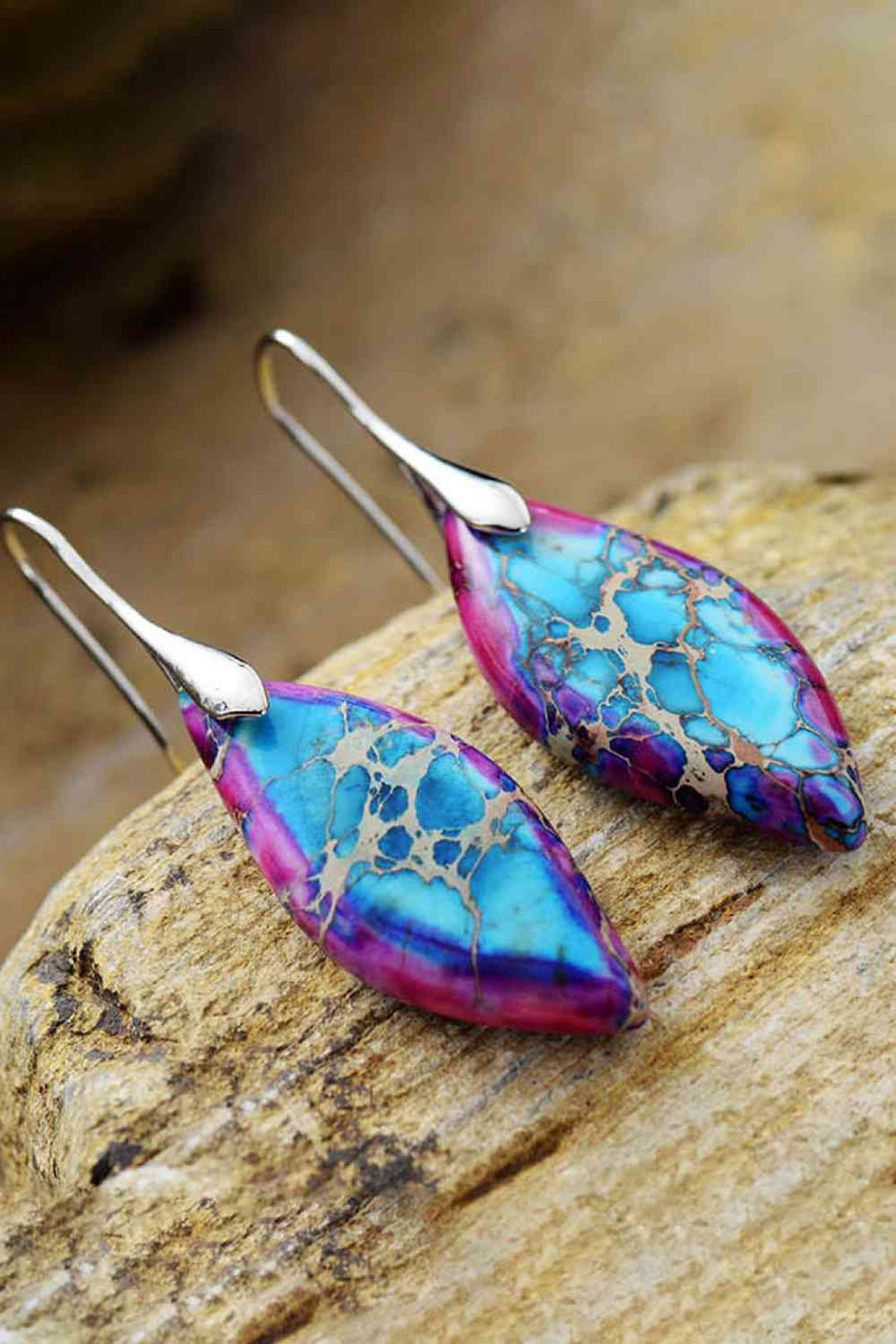 Colorful Stone Earrings main image 1