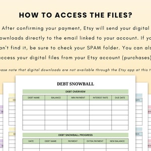 Debt Snowball Tracker Printable Snowball Debt Method Worksheet Chart ...