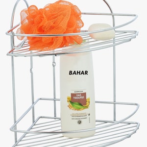 Brown 4-Tier Adjustable Shelves Shower Caddy Corner for Bathroom, Bathtub  Storage Organizer for Shampoo Accessories