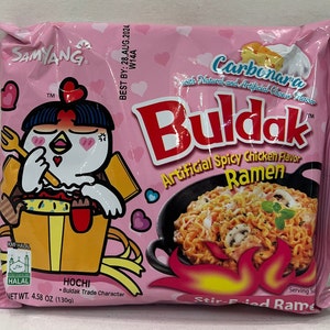 Buldak Stir Fried Spicy Ramen Individual Package - Etsy Canada