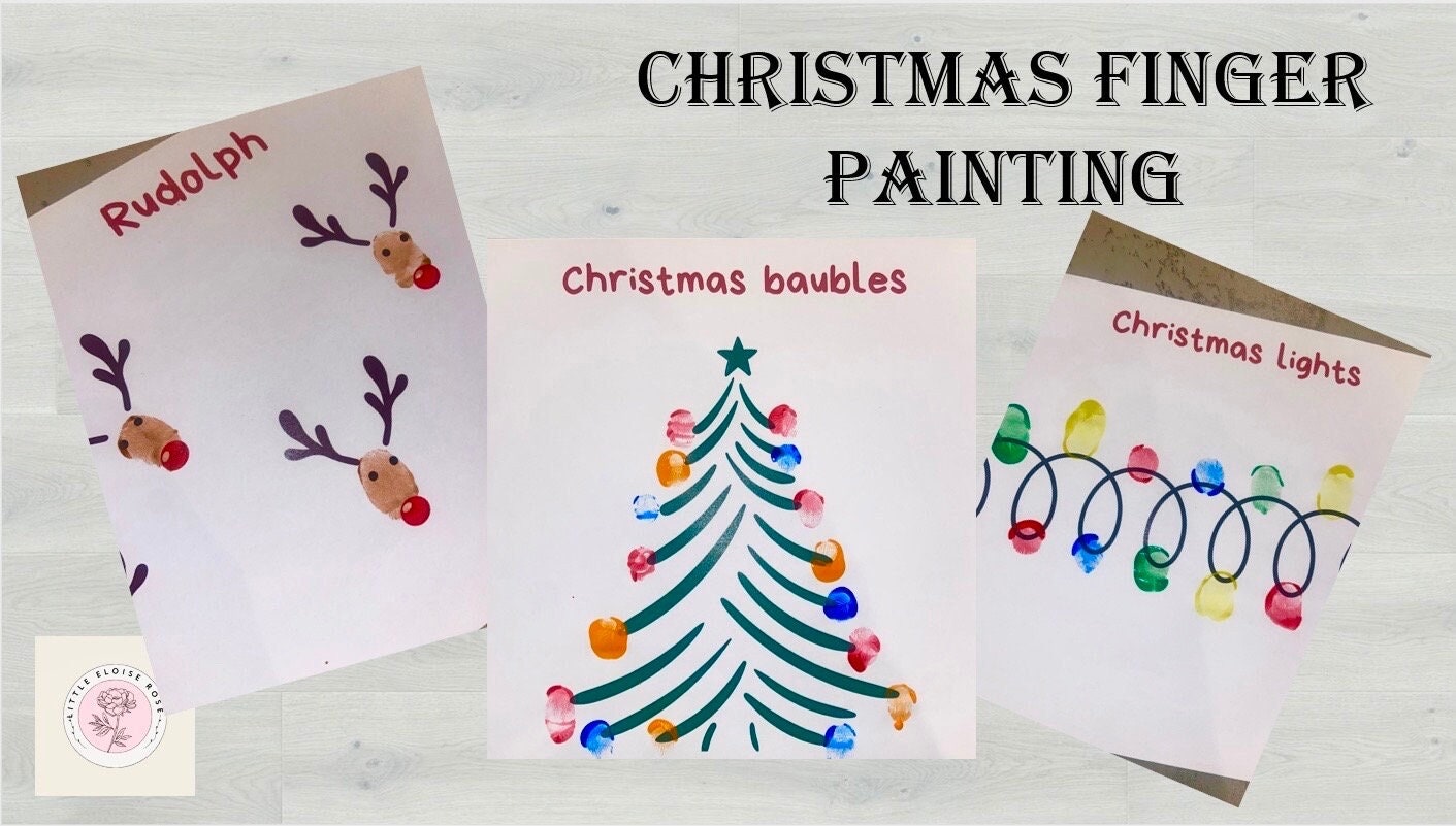 Christmas Finger Painting Ideas For Toddlers Get Finger Painting
