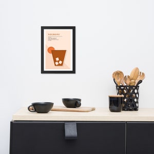 Negroni - Framed Poster