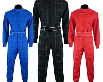 Combinaison de course simple couche GO Kart Hobby pour karting