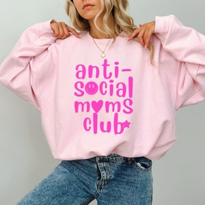 Anti-Social Moms Club - Unisex Heavy Blend™ Crewneck Sweatshirt