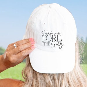 Fore the Girls Low Profile Baseball Cap, golf, golf hat,golf cap, dad hat,