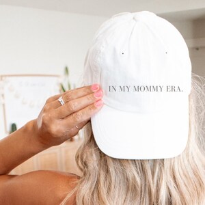 In my Mommy Era baseball hat