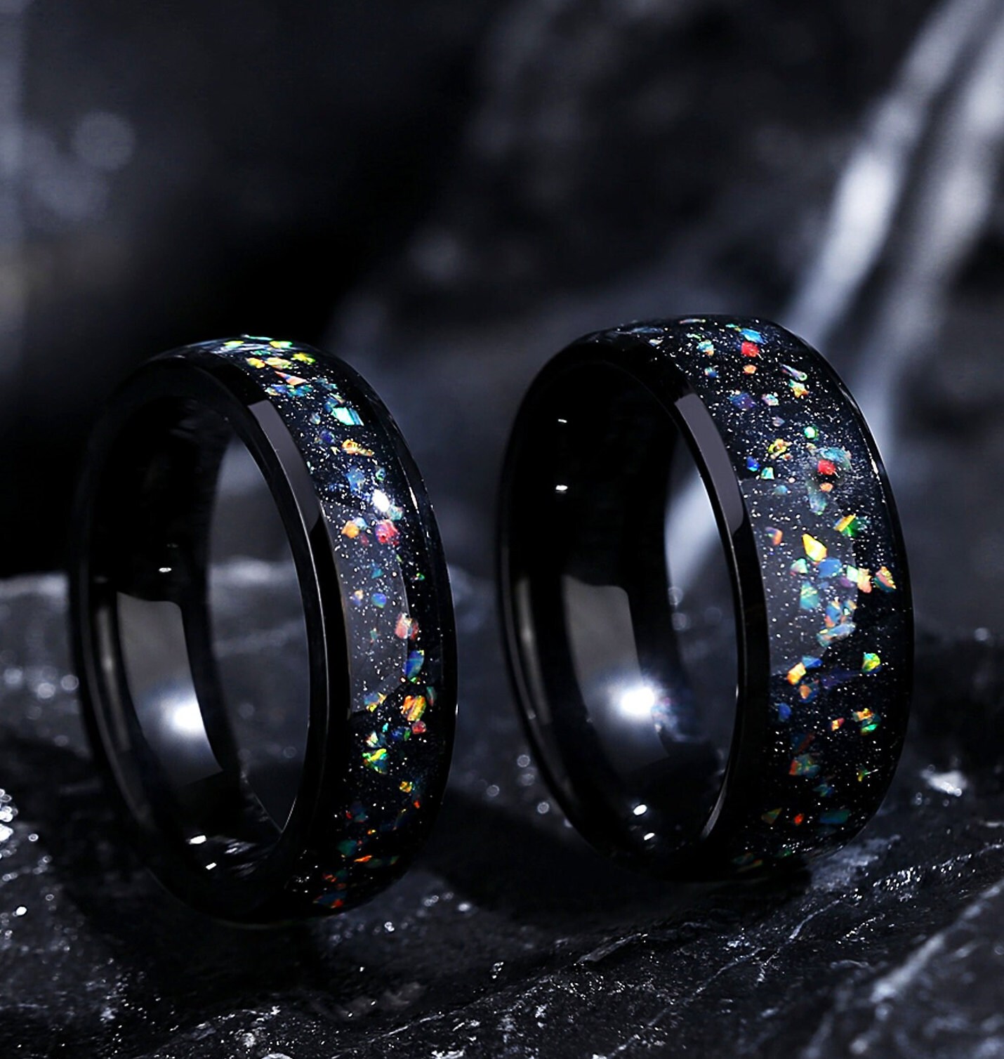 Opal Galaxy Glass Ring 【YASUDA GLASS】 | iichi 日々の暮らし