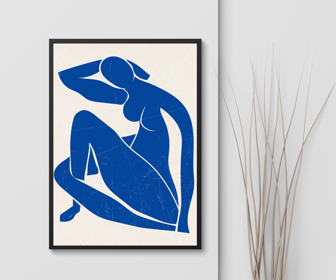 Matisse Inspired Blue Nudes Digital Poster High resolution Print Etsy