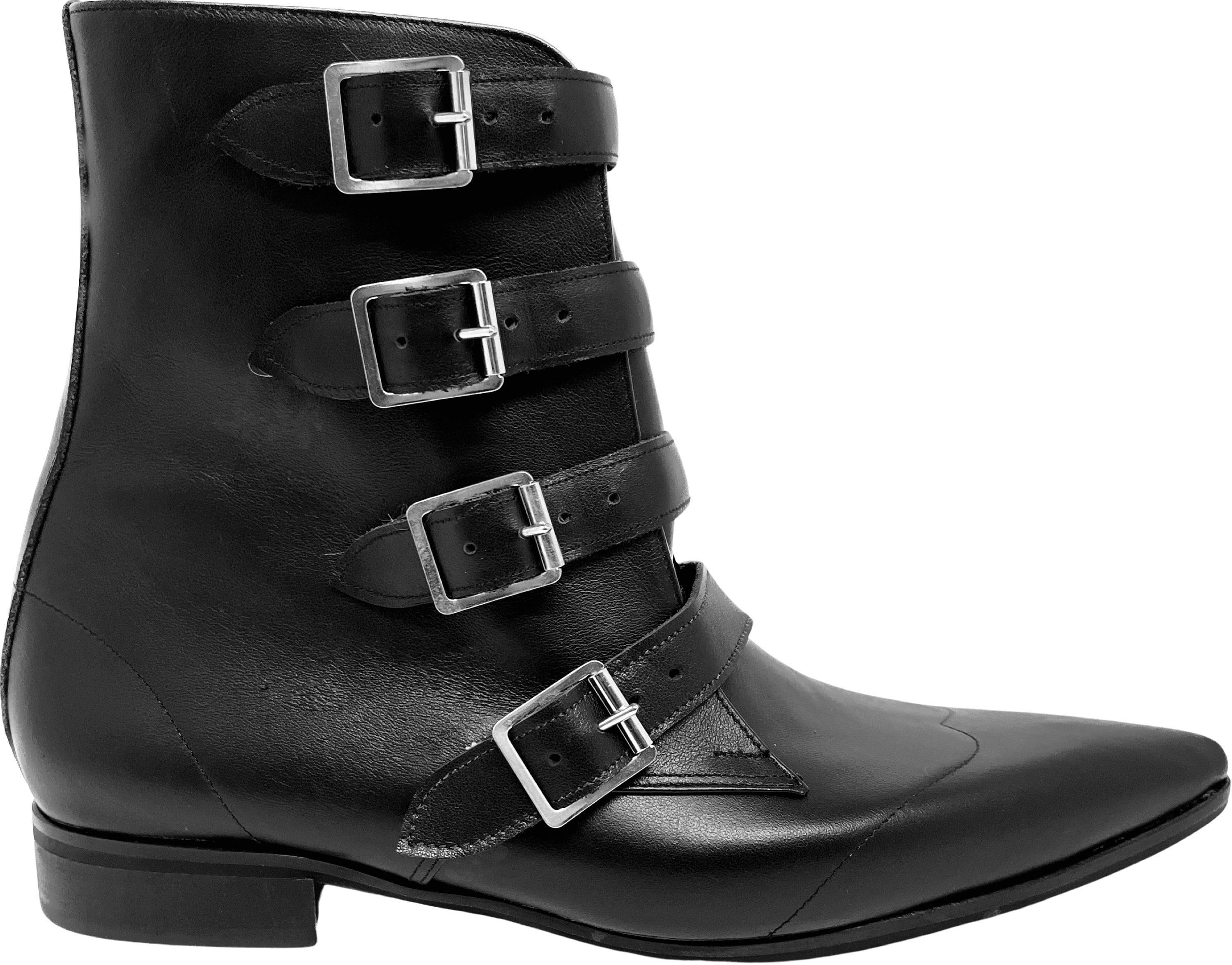 Benjamin - 4 Strap Winklepicker Boot - Etsy