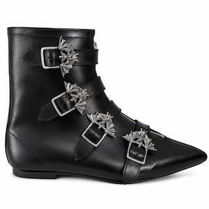 Frankie - Skull Buckle Pike Shoe - Etsy