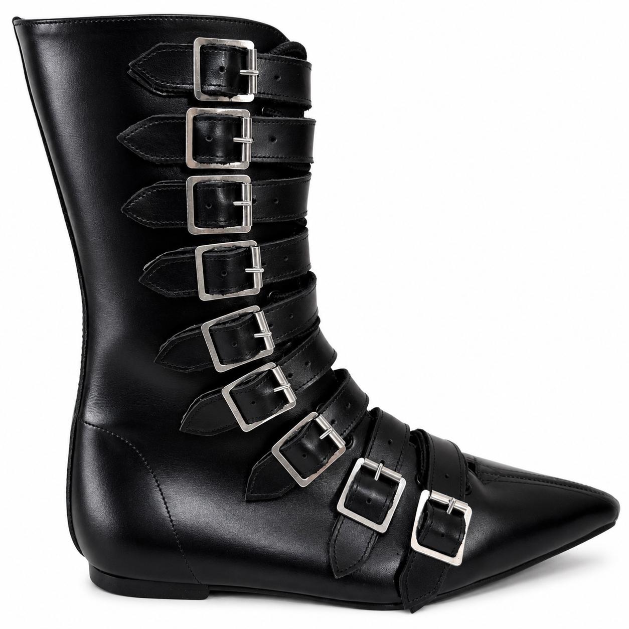 Louie - 9 Individual Buckle Lace up Pike Boot - Etsy