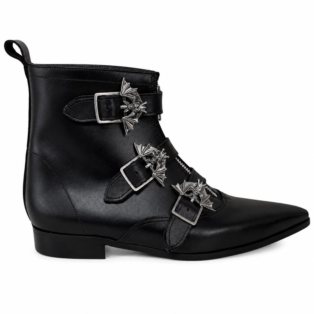 Jace - 3 Bat Winklepicker Boot - Etsy