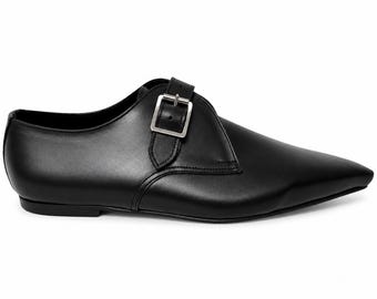 Frankie - Zapato de pica con hebilla sencilla