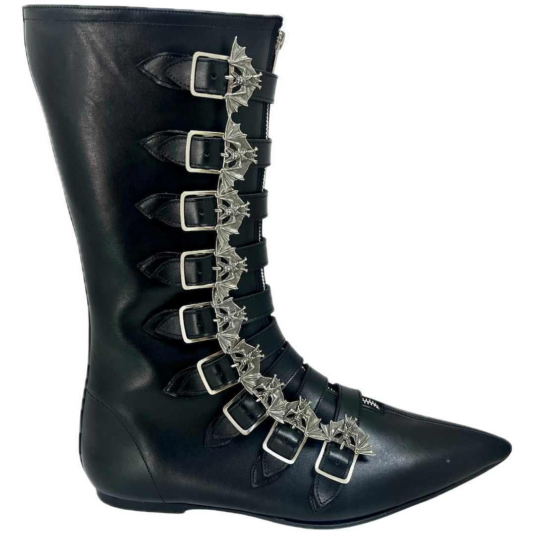 Nicolas - 9 Bat Buckle Pike Boot - Etsy