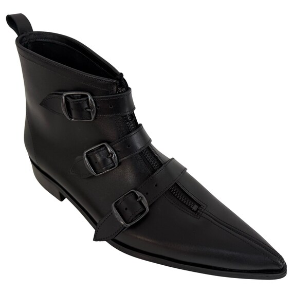 Thea Individual Buckle Winklepicker Black Edition