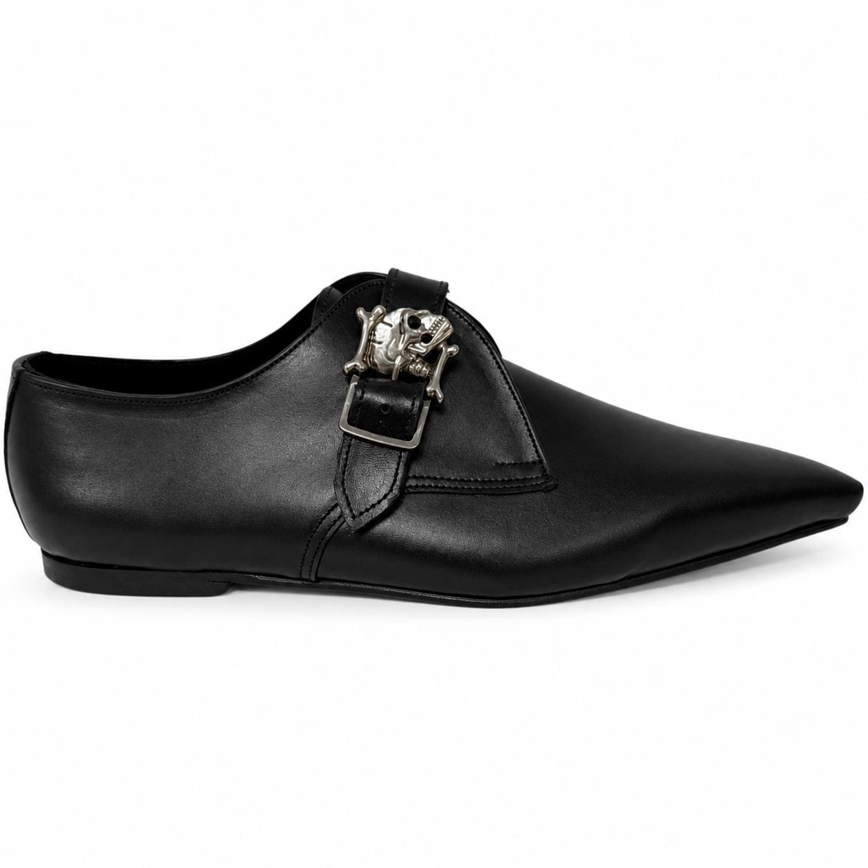 Frankie - Skull Buckle Pike Shoe - Etsy