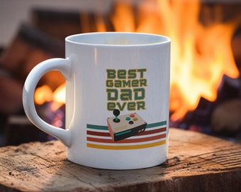 Gamer dad mug, Dad mug, gamer dad, present for dad, fathers day mug, gamer dad personalized mug, present mug, worlds best dad