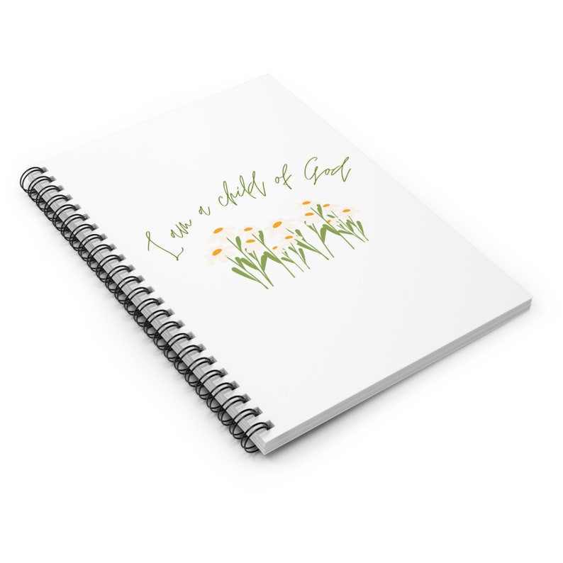 Child of God Bible Verse Notebook Spiral Notebook Ruled Line Scripture ...