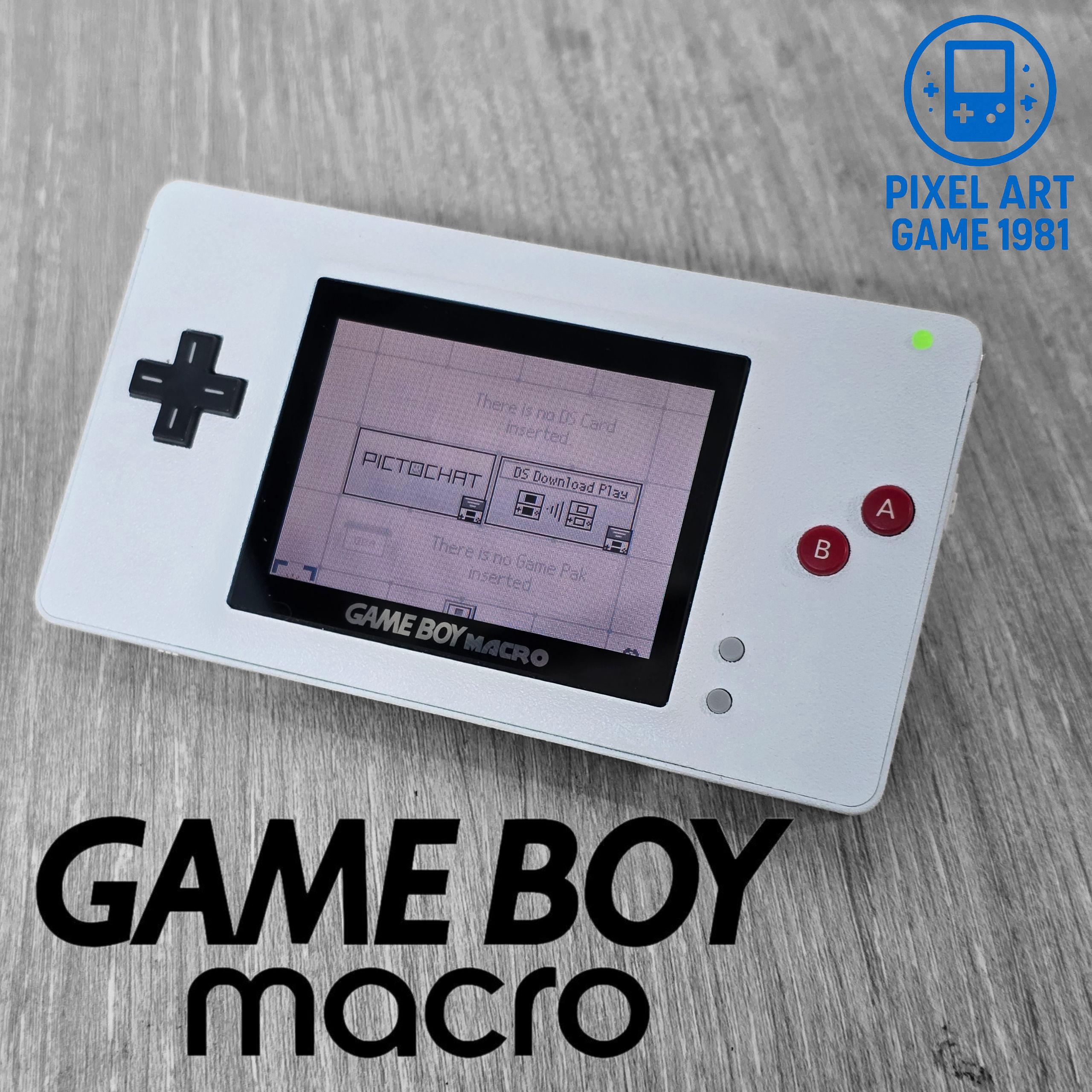 任天堂 - 送料込 魔改造ゲームボーイマクロ　GAMEBOY　MACRO　ファミコン風塗装 任天堂 - 送料込 魔改造ゲームボーイマクロ GAMEBOY MACRO
