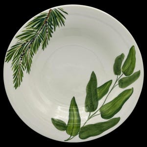 Vintage Valli Ceramiche Majolica Pasta Salad Bowl Made In Italy