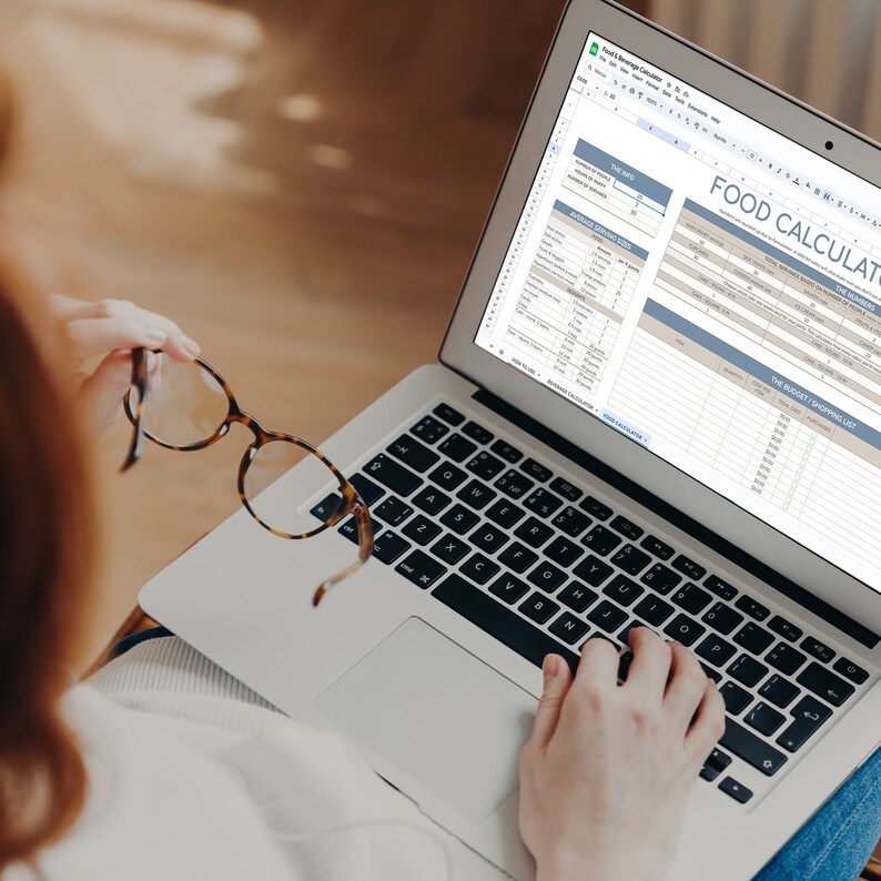 Food & Beverage Calculator Digital Download for Stressfree Party Planning Party Food and Drink