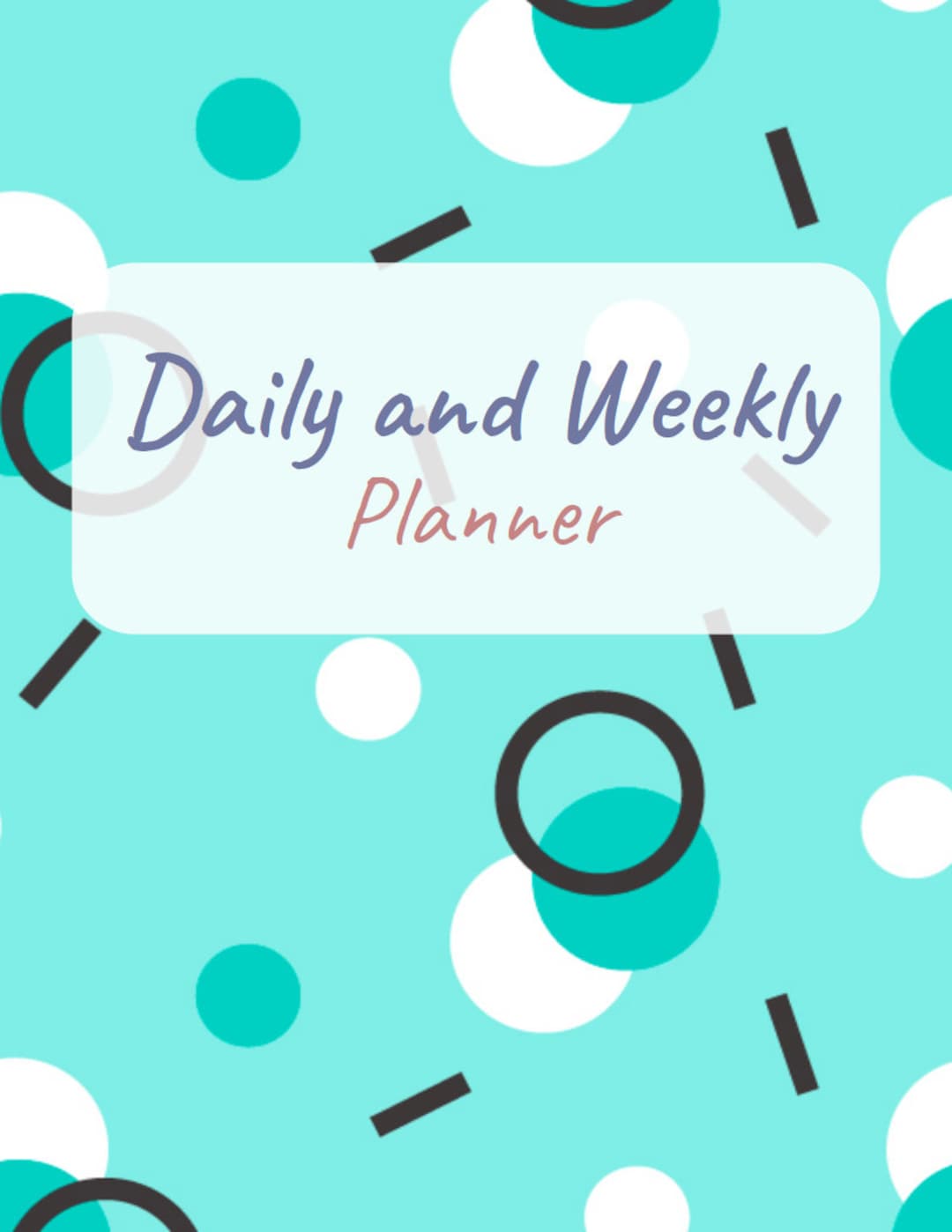 The Ultimate Printable Daily and Weekly Planner - Etsy
