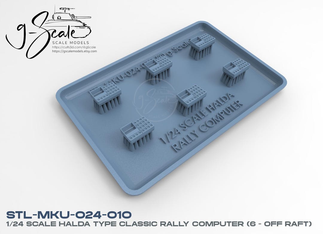 Classic Rally Computer 1/24 Scale Classic Halda Rally Computer X 6 (supported) – STL (digital ...