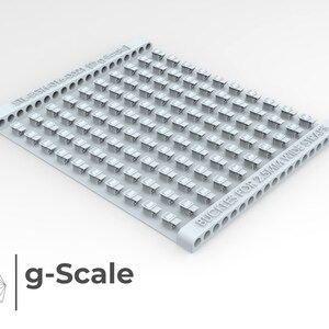 Hebillas de correa de 2,5 mm de ancho (escala 1/16) para modelos a escala (Ver detalles) – Descarga digital STL